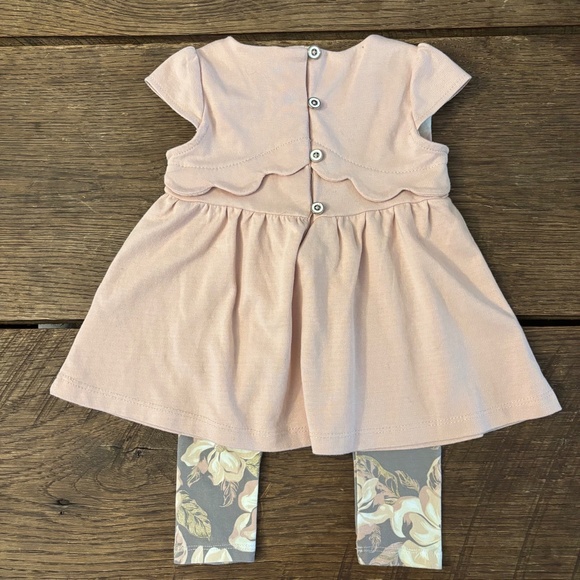 NWOT Tahari Girls 2-Piece Dress with Leggings Set - Picture 6 of 9